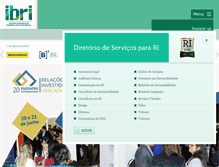 Tablet Screenshot of ibri.com.br