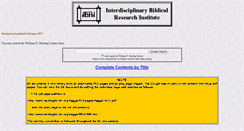 Desktop Screenshot of hardinglib.ibri.org