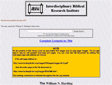 Tablet Screenshot of hardinglib.ibri.org