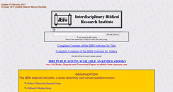 Desktop Screenshot of ibri.org