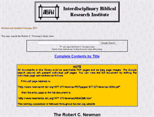 Tablet Screenshot of newmanlib.ibri.org